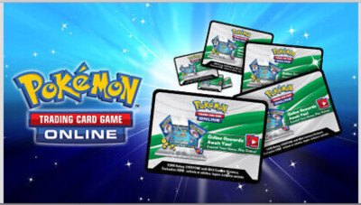 POKEMON TCG ONLINE CODE CARDS - UNUSED - Pick Your Set  **MESSAGED CODES**