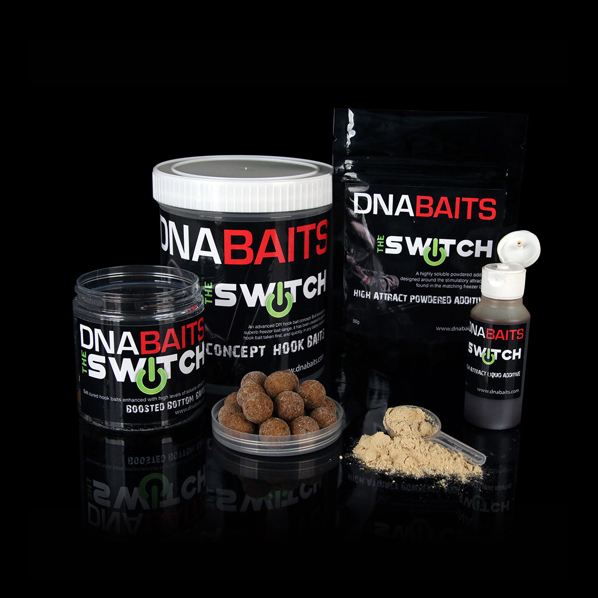 DNA Baits The Switch *Full Range* Boilies, Pop Ups, Wafter NEW Fishing