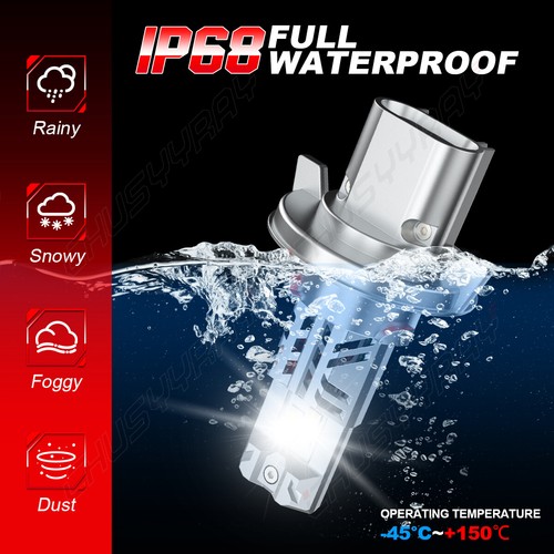 H13 9008 LED Headlight Bulbs Kit High&Low Beam for Dodge Nitro 2007-2012 - Picture 7 of 10