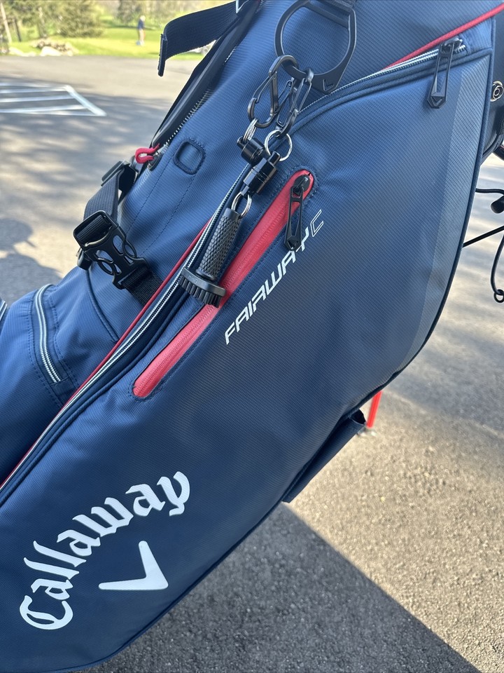 Callaway Golf Fairway C Stand Bag DBL NVY/RED/USA 22 Used Excellent Condition 194518466752 eBay