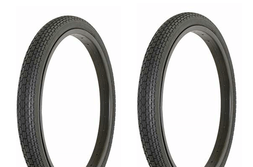 F&R Bicycle Tire  20" X 1-3/4" Bicycle Tire FITS S7 RIMS Small Brick Style Tread - Picture 3 of 5