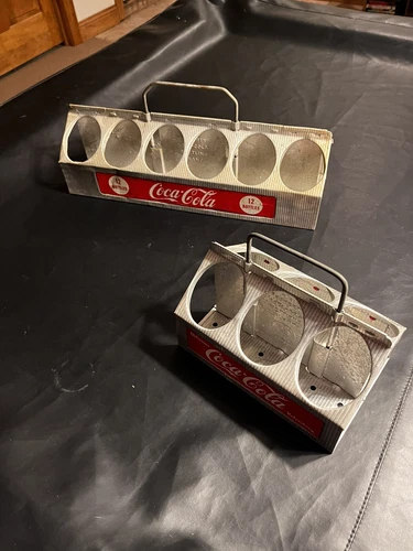 Vintage 1950’s Coca Cola Aluminum 12pk/ 6pk Bottle Carriers