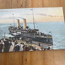 Llandudno Dampfschiff. Wales.   Pfauen nicht verschickt La Marguerite