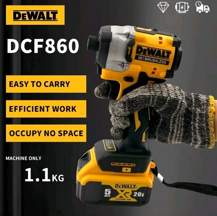 DEWALT DCF860 20V MAX XR Cordless Impact Driver (Tool Only DEWALT DCF860 20V MAX XR Cordless Impact Driver (Tool Only