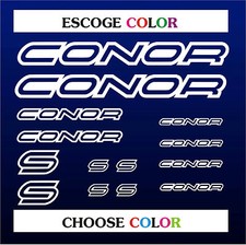 KIT- PEGATINA - STICKERS - VINILO - LAMINA - PACK -BICICLETA-BIKE- CONOR STICKER