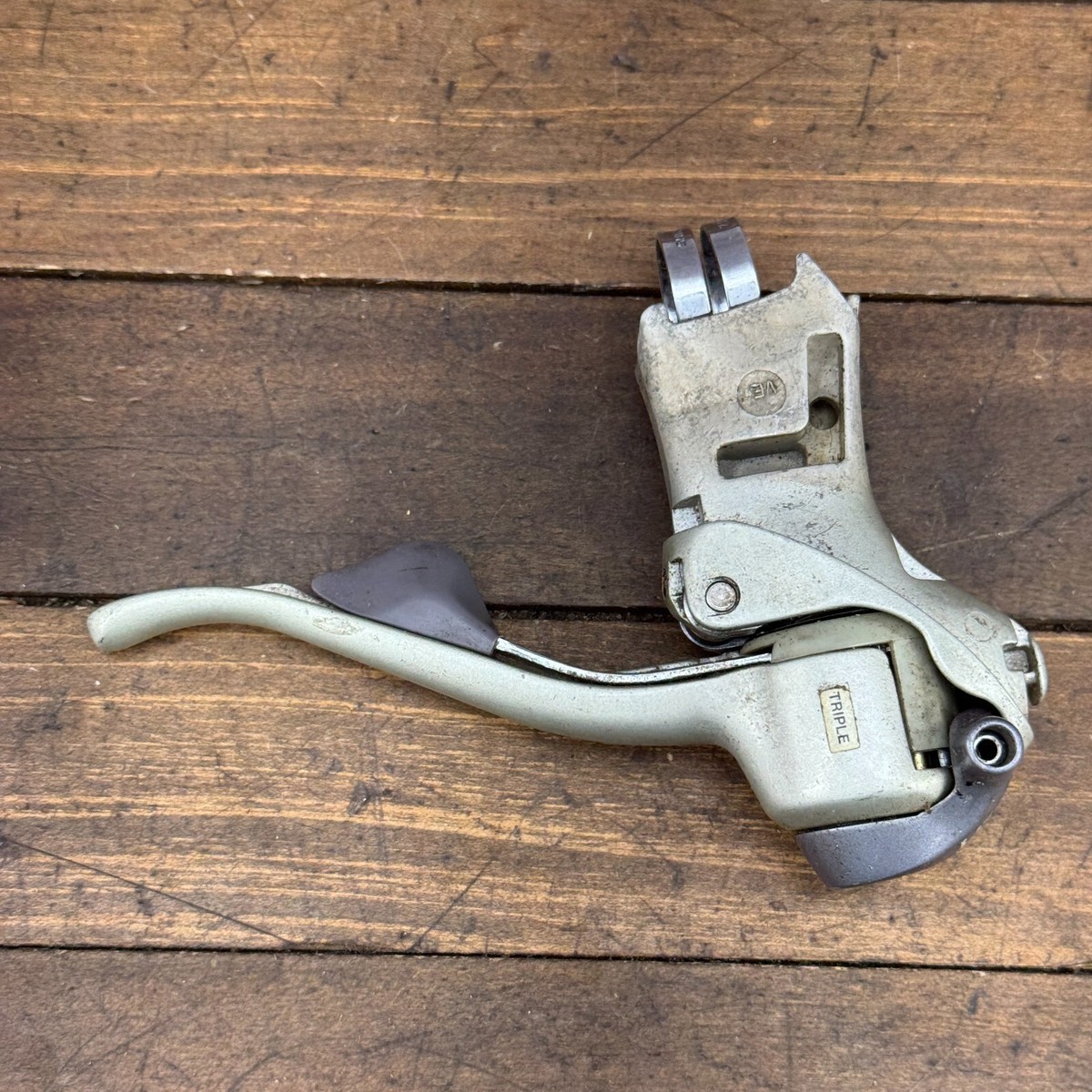 Vintage Shimano 105 ST-1055 Shifter TRIPLE LEFT Front 3