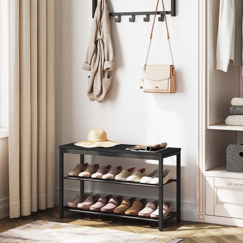 Banco de zapatos HOOBRO estante para zapatos con asiento estante para zapatos - Imagen 15 de 58