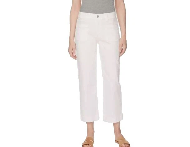 Buffalo White Regular Size Pants for Women