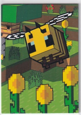 Panini Minecraft Time to Mine Trading Cards Karte Nr. 150 Biome Card Springtime