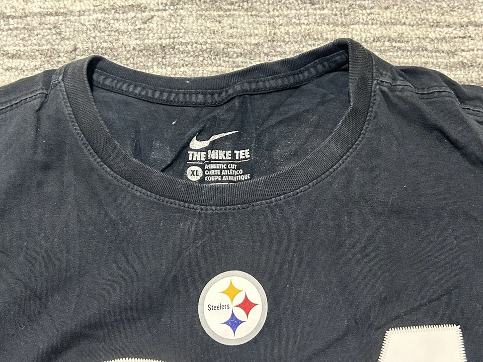 Nike NFL Pittsburgh Steelers Antonio Brown T-Shirt jersey #84 Men's Extra Large - Изображение 3 из 4