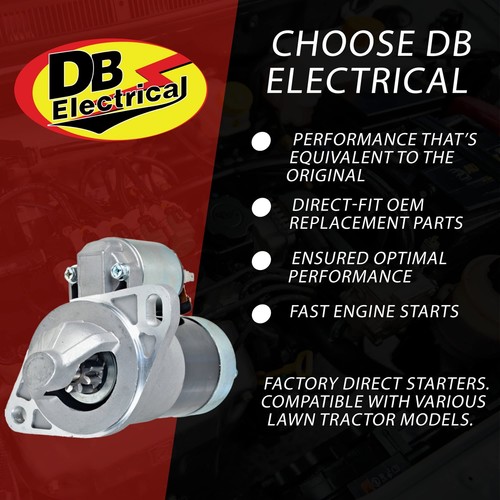 DB Electrical 410-44027 Starter for John Deere Yanmar Tractor Utv 1435 4100 - Picture 5 of 8