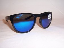 NEW COSTA DEL MAR SUNGLASSES IRIE BLACK/BLUE MIR 580G POLARIZED 259 AUTHENTIC