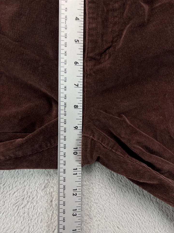 Pantalones de mezclilla Kim Rogers Petite de pana para mujer 8P marrón tiro medio rectos damas Foto 4 de 4