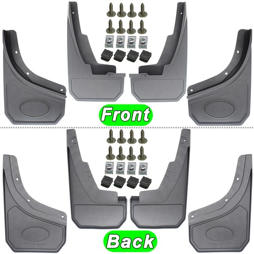 FRONT REAR MUD FLAPS MUDGUARDS FOR LAND ROVER DEFENDER L663 90 110 130 2020 + - Picture 2 of 6