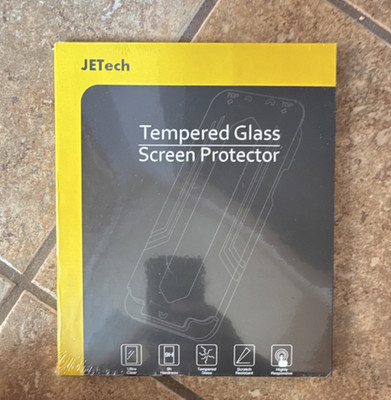 JETech Tempered Glass Screen Protector Clear 9H Hardness Scratch Resistant