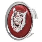 Wheel badge Chrome Red OE Jaguar XJ X308 XJR X308 XK8 X100 XKR X100 1996-06