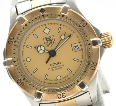 Vintage【NEAR MINT】TAG Heuer Women's Watch Professional 964.008 29mm Diver Japan