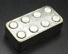 Monarch Precious Metals 1 Oz .999 Silver Lego Brick Stacker