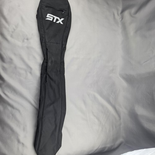 STX Lacrosse Stick Bag One Size Black Shoulder Strap Zip Pocket Gear Case