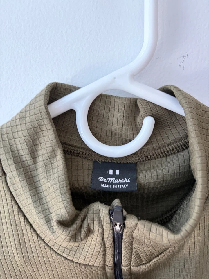 Chaqueta de Ciclismo De Marchi, Forrada de Vellón Cuarto Cremallera - Talla Pequeña Foto 4 de 4