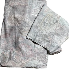 3 Pc Frontgate Portola Muted Paisley KING Duvet Cover 2 Standard Shams Sold Out