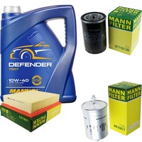 Mann Inspektionspaket 5L Mannol Defender 10W-40 FüR VW Golf III 1.8 2.0 1.6