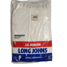 Vintage J.E. Morgan Long Johns Thermal Underwear XL 42-44 Pants NOS Deadstock