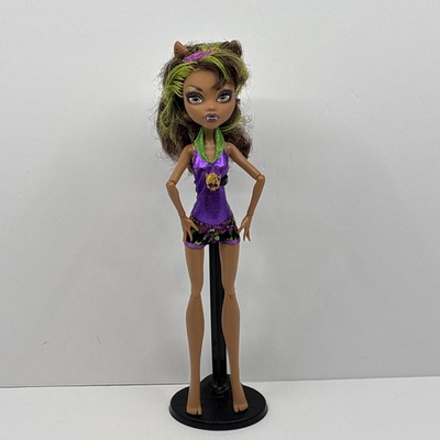 #ad Monster High Clawdeen Wolf Power Ghouls Wonder Wolf Doll Crime Fighting Hero $17.99