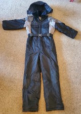 Vintage Sears Boys Snow Suit Size 14 Chest32 Navy InsulatedLarge Snowmobile Rare