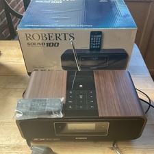 Roberts Sound 100 CD DAB Sound avec station d'accueil iPod + télécommande. En boite fonctionne