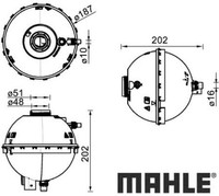 Mahle CRT211000S AusgleichsbehäLter FüR KüHlmittel AusgleichsbehäLter