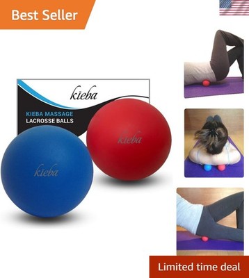 Trigger Point Therapy Lacrosse Balls - Relieve Muscle Knots Anywhere, Set of 2