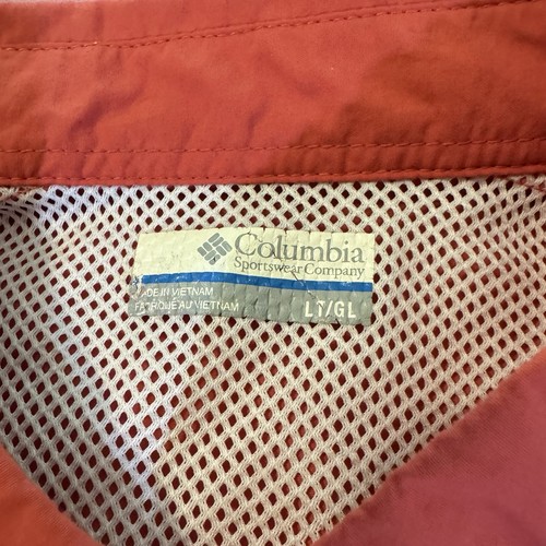Columbia Men's PFG Short Sleeve Shirt Fishing Coral Large Tall - Bild 3 von 10