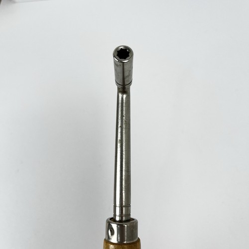Vintage APSCO Tuning Hammer Tuning Wrench With Wooden Handle - 8” Long - Star - Picture 4 of 10