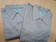 Red Kap XXL Work Shirts  New W/O tags Khaki 2 Pocket Men's  Long Sleeve.