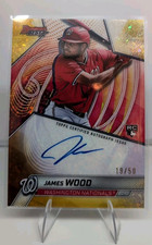 2025 Bowman's Best James Wood Mini Gold Diamond Rookie Auto /50 Nats (RC, AU) 🔥