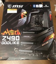 MSI MEG Z490 GODLIKE LGA 1200 Intel Motherboard 4 DDR4 SLI/C MINT
