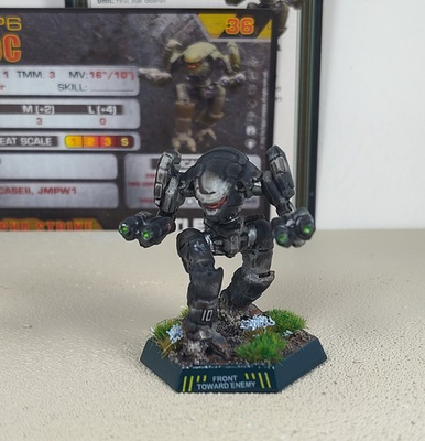 #ad Battletech Pro Painted Havoc Mech With Alpha Strike Mech Card $45.00