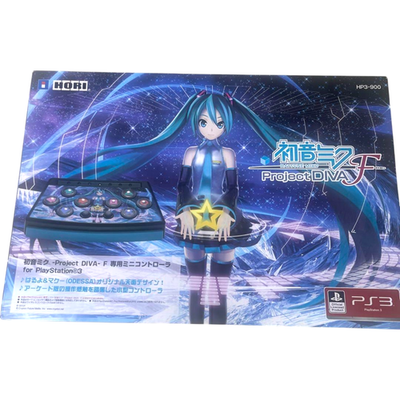 PS3 Hatsune Miku Project DIVA F Mini Controller Black HORI HP3 900