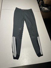 Cavalleria Toscana Breeches Women’s 6 Gray Equestrian Tights Pants 24x26
