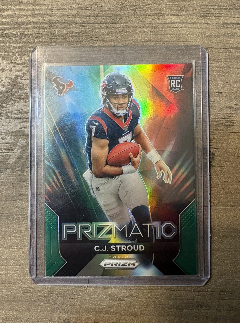 2023 Panini Prizm C.J. Stroud Prizmatic Green Prizm (RC) #6