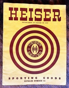 ORIGINAL 1951 HEISER Leather and Sporting Goods No. 51 Catalog Hunter Cowboy
