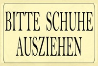 Blechschild 20X30 Cm Bitte Schuhe Ausziehen Deko Geschenk Schild