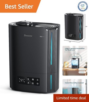 6L Ultrasonic Humidifier & Essential Oil Diffuser for Bedrooms - Whisper-Quie...