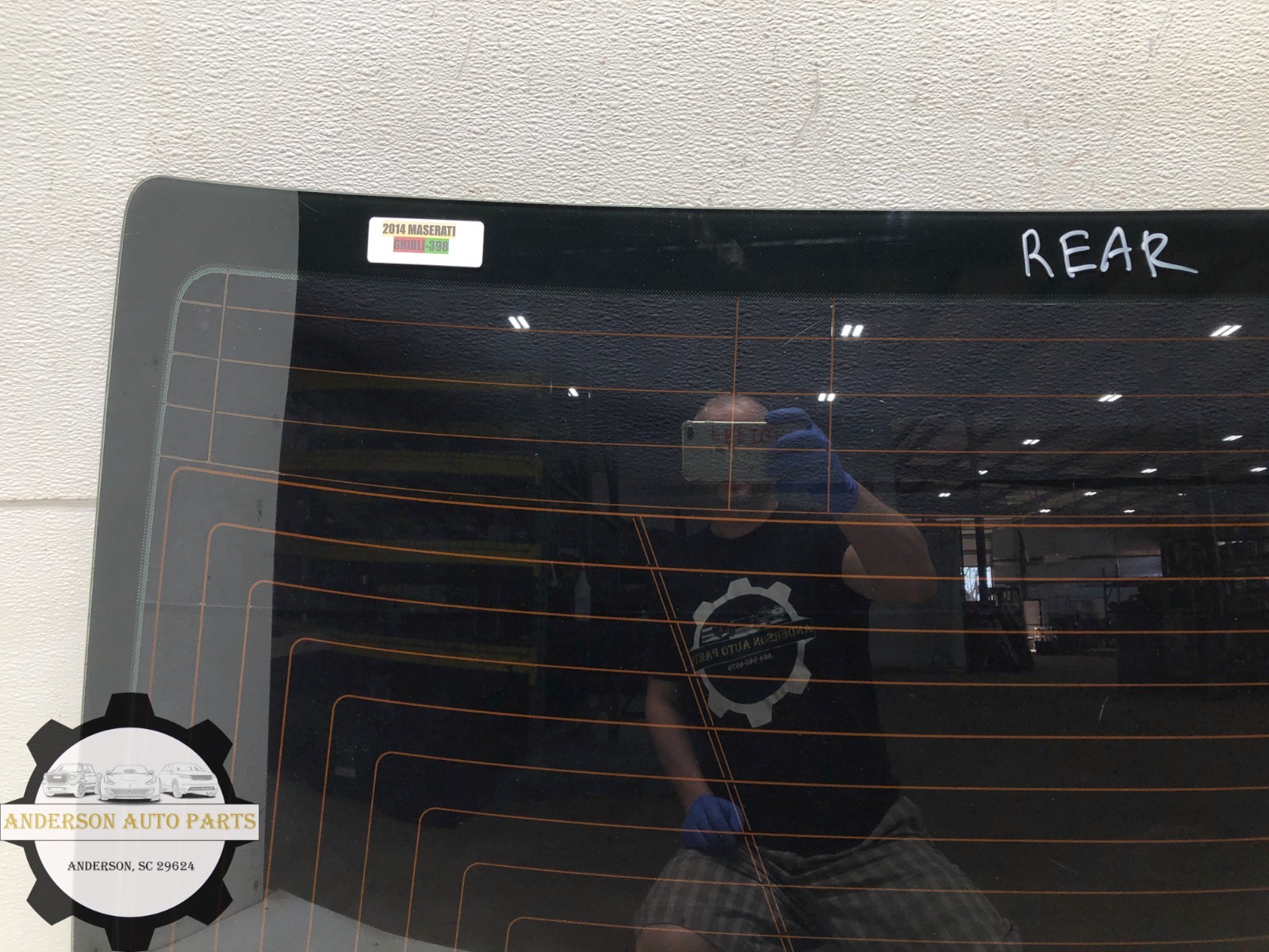 2014-2020 MASERATI GHIBLI REAR WINDSHIELD GLASS OEM #NOTE