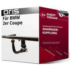 Anhängerkupplung abnehmbar für BMW 2er Coupe 10.2012-07.2021 neu top