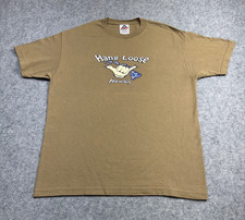 Vintage Brown Hang Loose Hawaii Surf Island Life Shirt Island Life Aloha Lrg Y2K