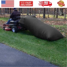 Lawn Tractor Grass Catcher Bag Leaf Bag Capacity 54 Cubic Feet Black