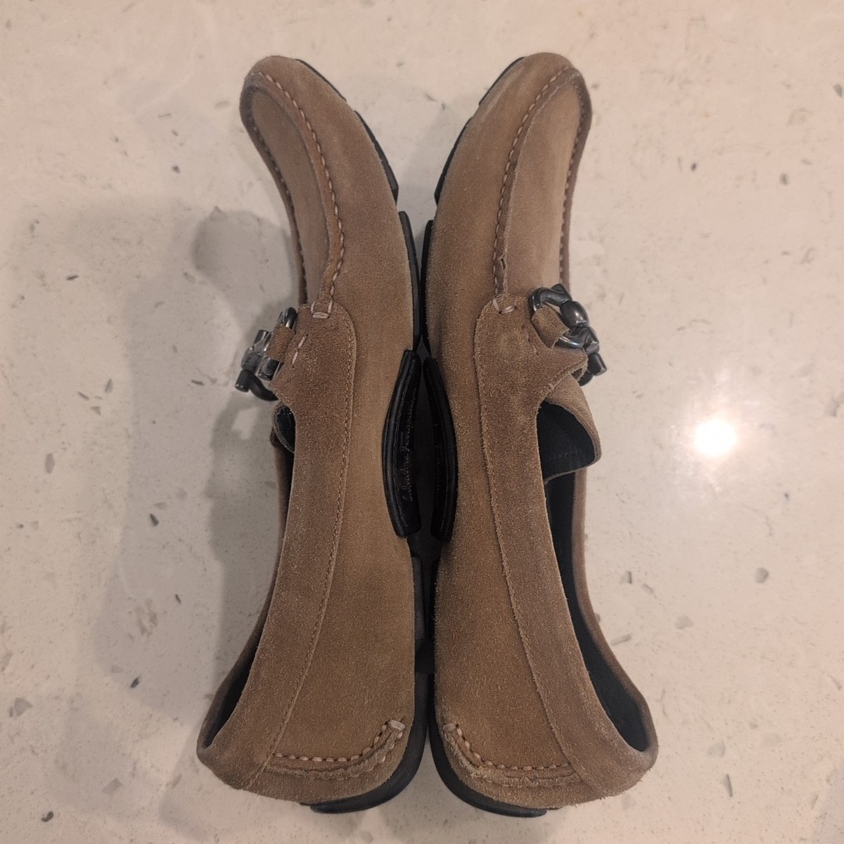 Salvatore Ferragamo Driving Loafers Italy Made Mens Size 8 D 