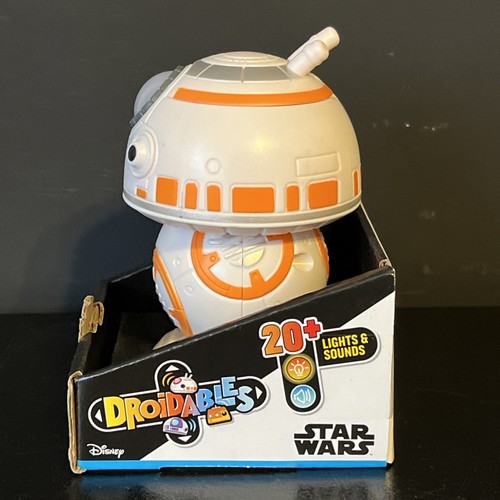Disney Star Wars Droidables BB-8 Interactive 4" Mini Droid Robot Lights Sounds - Picture 2 of 5